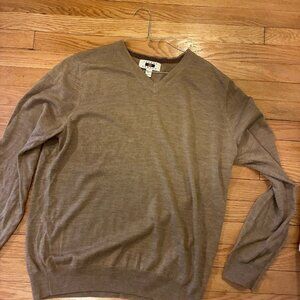 Tan Joseph Abboud V-Neck Sweater - Great condition